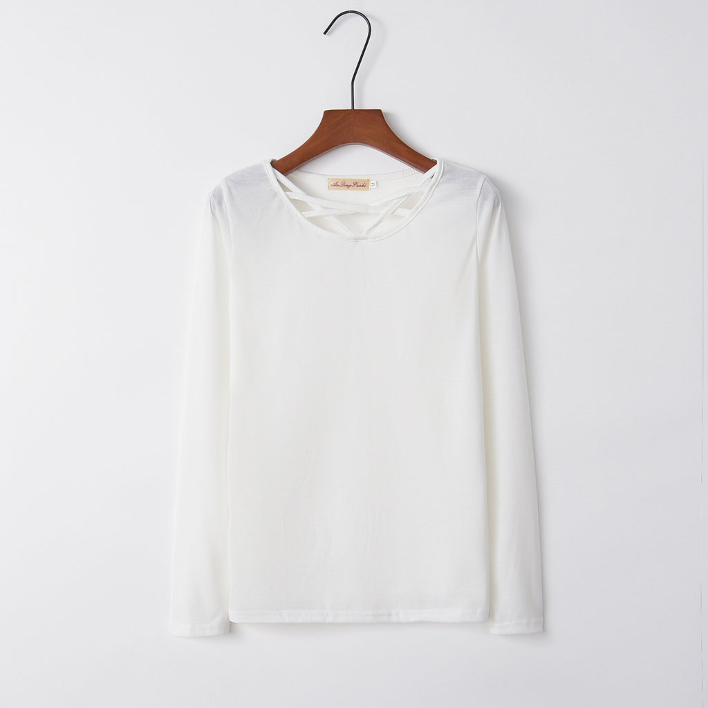 Wish Best-selling New Type Long Sleeve T-shirt Women